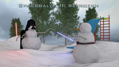 Snowy Spaceballs - Star Wars Snowmen preview image